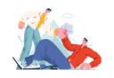پیش‌نمایش فایل boy-is-helping-his-friend-after-slipping-on-floor-10410057 از پک حمایت متقابل