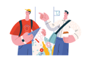 پیش‌نمایش فایل boy-is-showing-correct-address-to-delivery-man-10410044 از پک حمایت متقابل