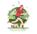 پیش‌نمایش فایل athlete-running-in-race-2873484 از پک دونده