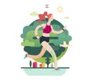 پیش‌نمایش فایل female-runner-2873481 از پک دونده