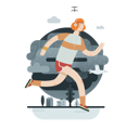 پیش‌نمایش فایل man-running-in-marathon-2873487 از پک دونده