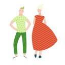 پیش‌نمایش فایل couple-in-fruit-dress-2873510 از پک افراد با لباس سبزیجات