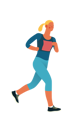 پیش‌نمایش فایل female-marathon-runner-running-in-the-race-2987347 از پک افراد در حال دویدن