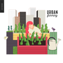 پیش‌نمایش فایل girl-doing-urban-farming-3017094 از پک کشاورزی