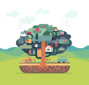 پیش‌نمایش فایل colony-on-tree-4352978 از پک خانه درختی