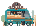 پیش‌نمایش فایل coffee-truck-4623821 از پک کافه