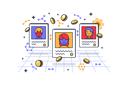 پیش‌نمایش فایل metaverse-cryptoart-trade-market-5210391 از پک مالی، رمزارز، فناوری متاورس