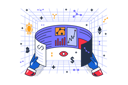 پیش‌نمایش فایل metaverse-dashboard-5493063 از پک مالی، رمزارز، فناوری متاورس