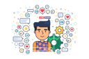 پیش‌نمایش فایل boy-streaming-on-social-media-5513776 از پک افراد استریم زنده