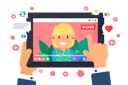 پیش‌نمایش فایل european-female-streaming-on-social-media-5513775 از پک افراد استریم زنده