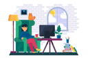 پیش‌نمایش فایل girl-watching-television-channel-at-home-3536025 از پک کیت فعالیت خانگی
