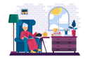پیش‌نمایش فایل grandma-reading-interesting-book-at-home-3536019 از پک کیت فعالیت خانگی