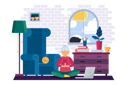 پیش‌نمایش فایل grandmother-doing-yoga-3536011 از پک کیت فعالیت خانگی