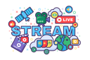 پیش‌نمایش فایل live-streaming-3545296 از پک فناوری اطلاعات و فعالیت آنلاین