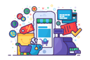 پیش‌نمایش فایل mobile-apps-3545309 از پک فناوری اطلاعات و فعالیت آنلاین