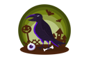 پیش‌نمایش فایل raven-4425225 از پک مهمانی هالووین