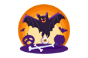 پیش‌نمایش فایل scary-bat-4425227 از پک مهمانی هالووین