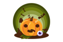 پیش‌نمایش فایل scary-pumpkin-4425221 از پک مهمانی هالووین
