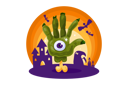 پیش‌نمایش فایل zombie-hand-4425224 از پک مهمانی هالووین