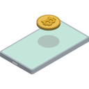 پیش‌نمایش فایل phone-bitcoin-floating-back-6000552 از پک حرکات کریپتو