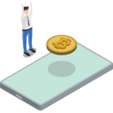 پیش‌نمایش فایل phone-bitcoin-floating-back-man-hands-in-air-6000559 از پک حرکات کریپتو