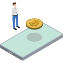 پیش‌نمایش فایل phone-bitcoin-floating-back-man-thinking-6000549 از پک حرکات کریپتو