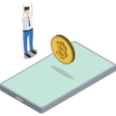 پیش‌نمایش فایل phone-bitcoin-floating-man-hands-in-air-6000553 از پک حرکات کریپتو