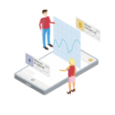پیش‌نمایش فایل phone-with-crypto-graph-pop-out-floating-5901156 از پک حرکات کریپتو