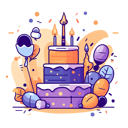 پیش‌نمایش فایل birthday-cake-8879979 از پک تولد