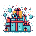 پیش‌نمایش فایل birthday-gift-8880000 از پک تولد
