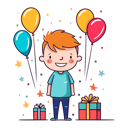 پیش‌نمایش فایل child-celebrating-birthday-8880005 از پک تولد