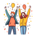 پیش‌نمایش فایل couple-celebrating-8880004 از پک تولد