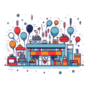 پیش‌نمایش فایل gift-store-8880011 از پک تولد