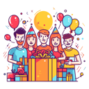 پیش‌نمایش فایل people-celebrating-birthday-8879986 از پک تولد