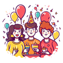 پیش‌نمایش فایل people-drinking-in-birthday-party-8879987 از پک تولد