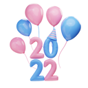 پیش‌نمایش فایل balloons-of-2022-4752723 از پک سال نو مبارک