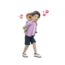 پیش‌نمایش فایل father-holding-son-on-back-5607686 از پک روز پدر
