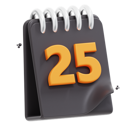 پیش‌نمایش فایل 25-date-10658522 از پک لوازم اداری
