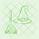 پیش‌نمایش فایل broomstick-with-hat-6631956 از پک هالووین