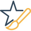 پیش‌نمایش فایل star-brush-6634162 از پک رابط کاربری