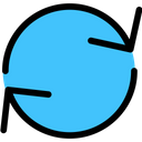 پیش‌نمایش فایل clockwise-arrow-6845768 از پک رابط کاربری