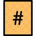 پیش‌نمایش فایل hashtag-sign-6865328 از پک رابط کاربری
