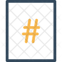پیش‌نمایش فایل hashtag-sign-6865028 از پک رابط کاربری