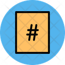 پیش‌نمایش فایل hashtag-sign-6865160 از پک رابط کاربری