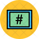 پیش‌نمایش فایل hashtag-sign-6865230 از پک رابط کاربری