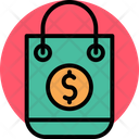 پیش‌نمایش فایل dollar-shopping-bag-7175418 از پک استارتاپ