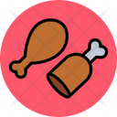 پیش‌نمایش فایل ham-vector-icon-7523572 از پک سبزیجات و میوه‌ها