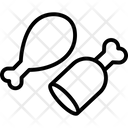 پیش‌نمایش فایل ham-vector-icon-7522764 از پک سبزیجات و میوه‌ها