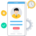 پیش‌نمایش فایل user-login-7476478 از پک اپلیکیشن موبایل