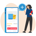 پیش‌نمایش فایل add-to-cart-7604269 از پک برنامه های موبایل